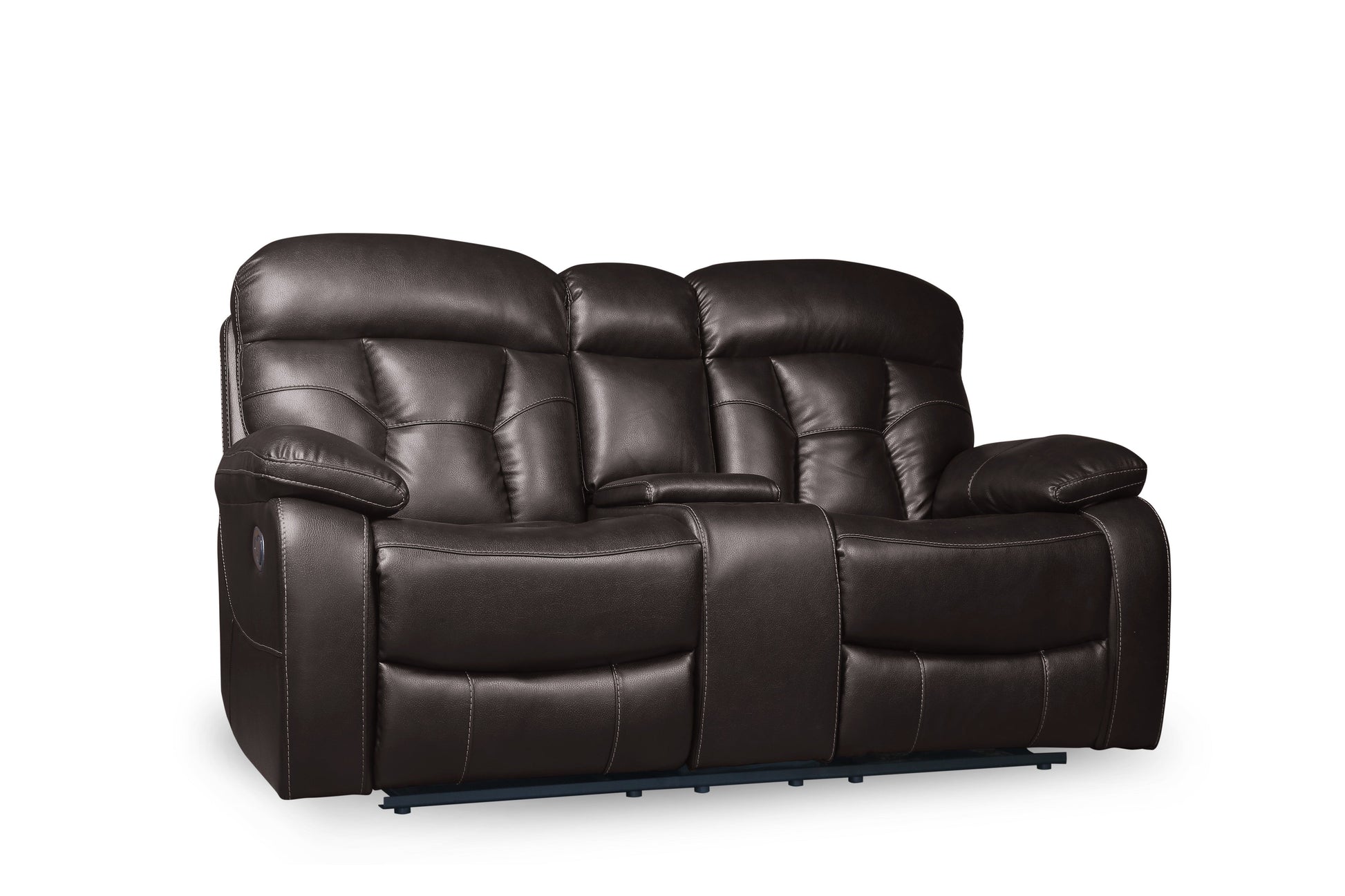 Floyd Brown Power Double Reclining Loveseat - SH3216-2PW - Luna Furniture - Dallas Store