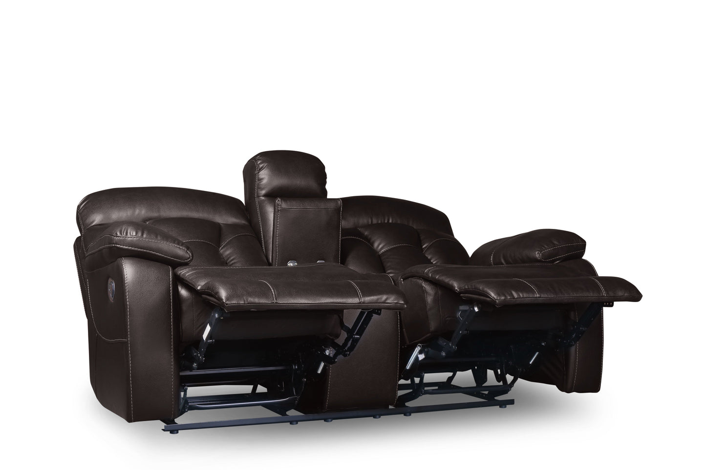 Floyd Brown Power Double Reclining Loveseat - SH3216-2PW - Luna Furniture - Dallas Store