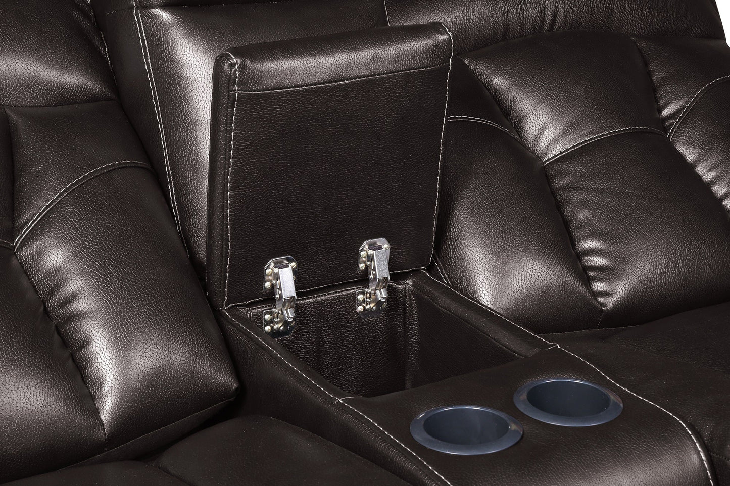 Floyd Brown Power Double Reclining Loveseat - SH3216-2PW - Luna Furniture - Dallas Store