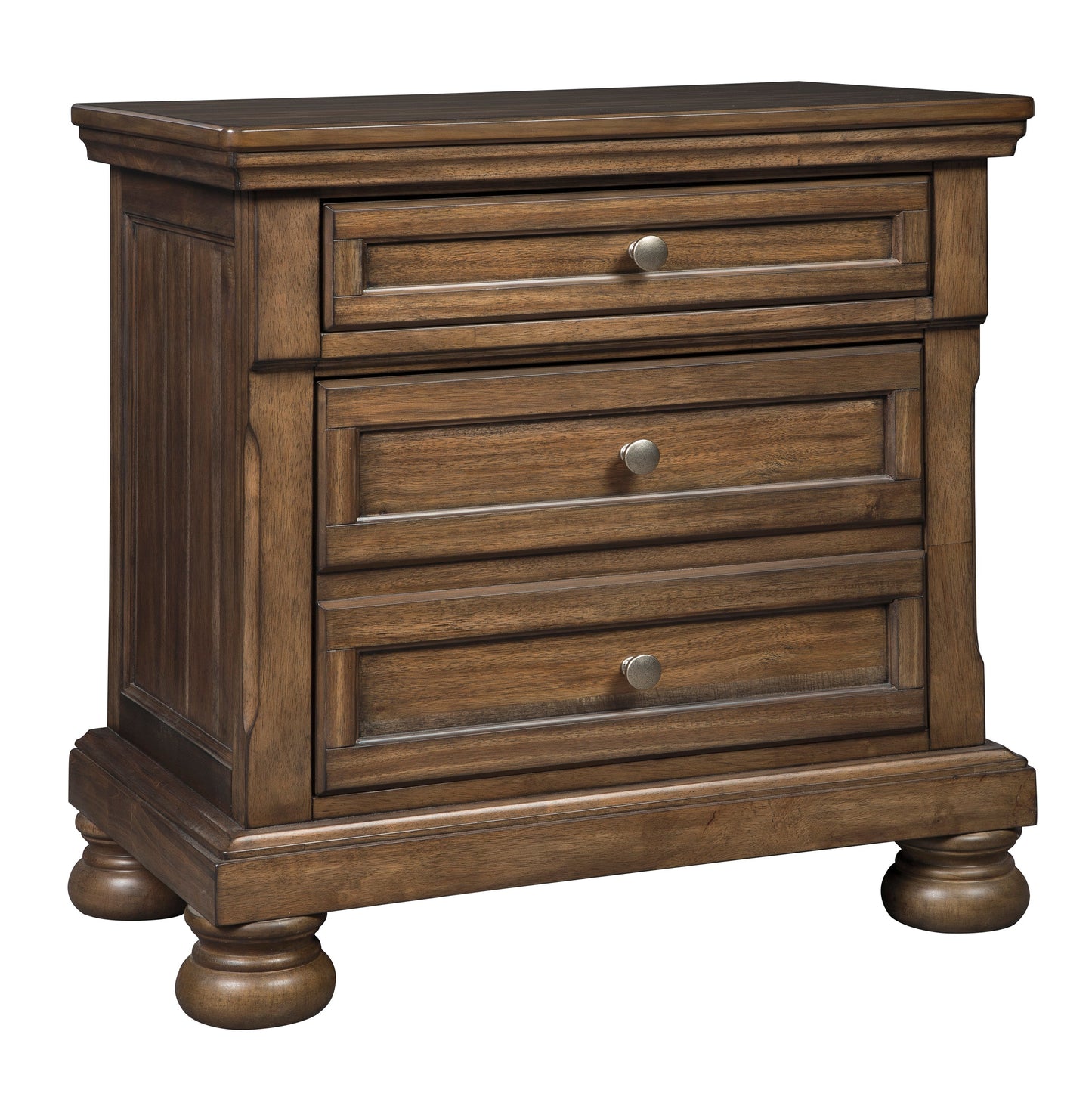 Flynnter Medium Brown Panel Bedroom Set - SET | B719-56 | B719-58 | B719-97 | B719-31 | B719-36 - Luna Furniture - Dallas Store