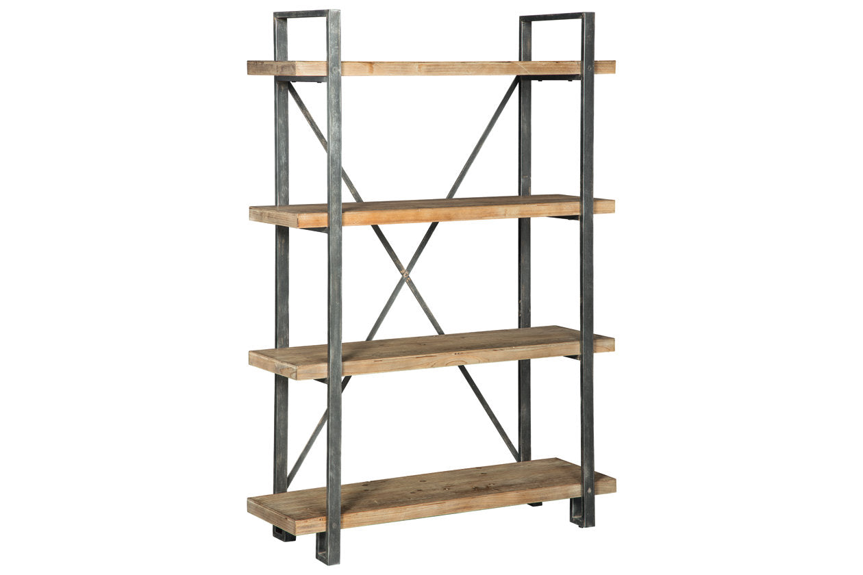 Forestmin Brown/Black Bookcase - A4000045 - Luna Furniture - Dallas Store