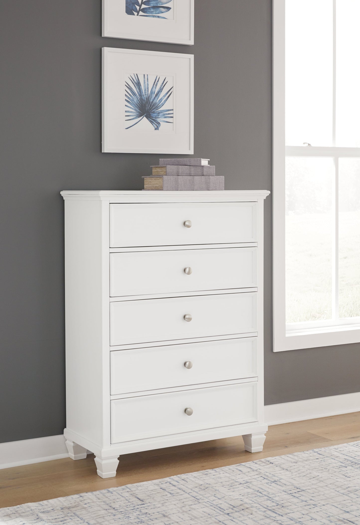 Fortman White Chest of Drawers - B680-46 - Luna Furniture - Dallas Store