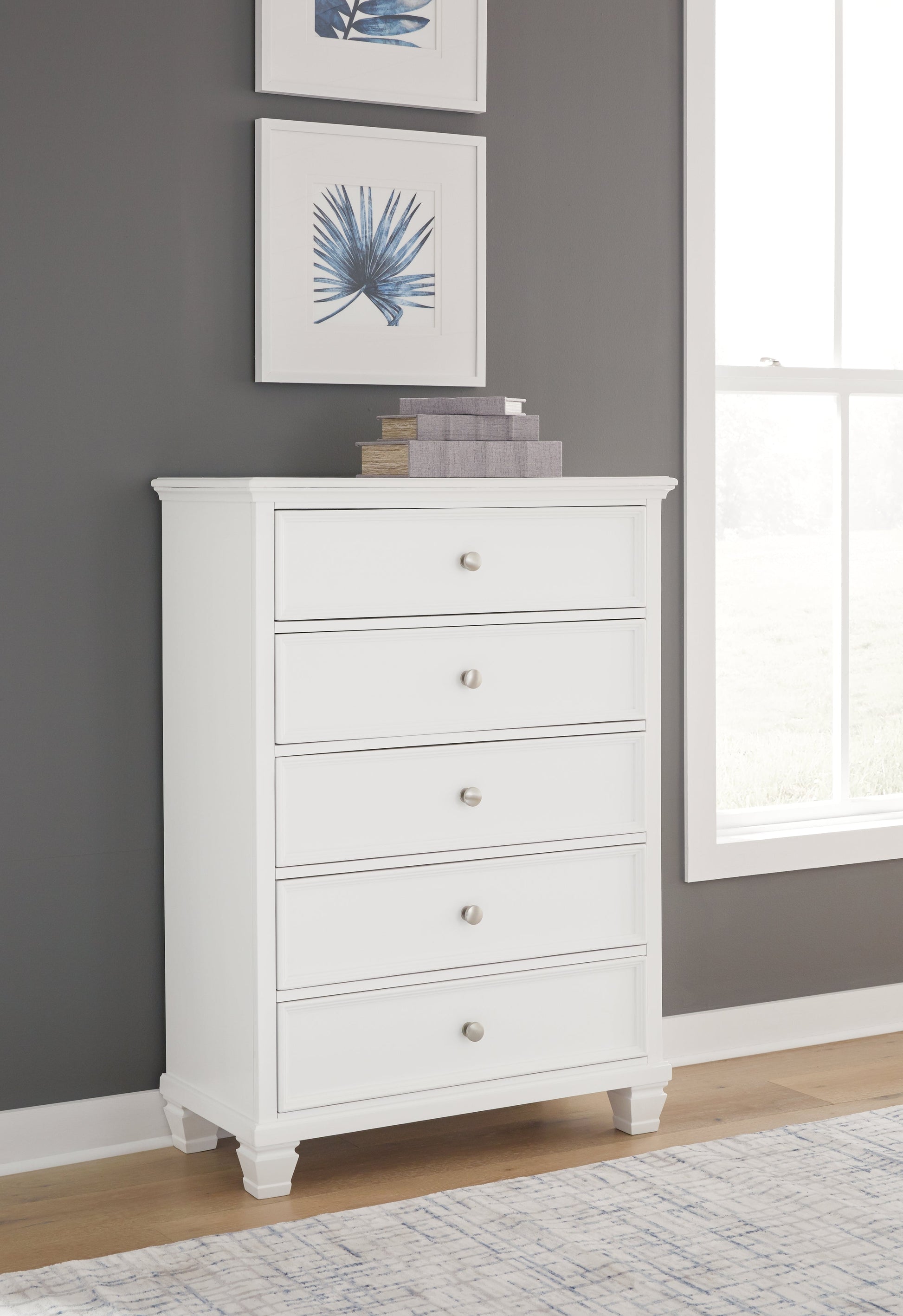 Fortman White Chest of Drawers - B680-46 - Luna Furniture - Dallas Store