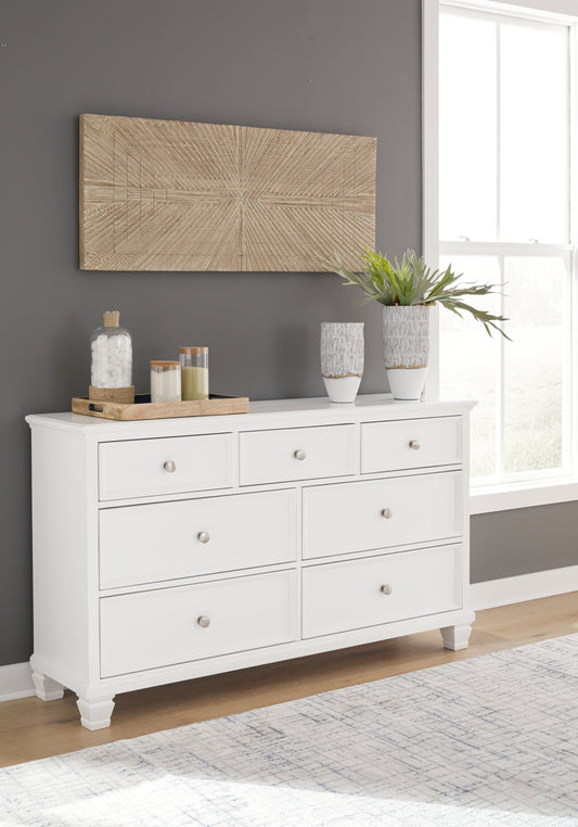 Fortman White Dresser - B680-31 - Luna Furniture - Dallas Store