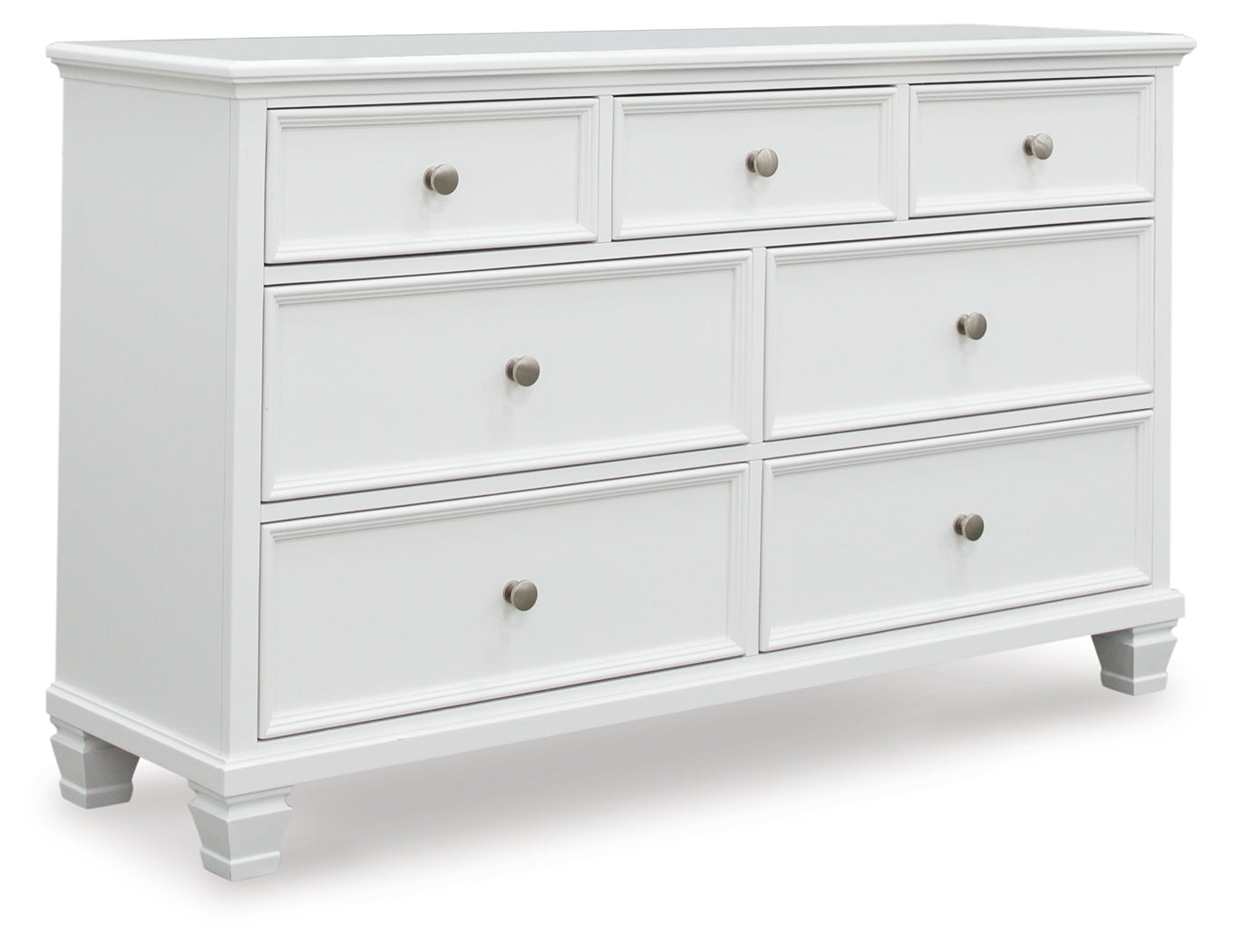Fortman White Dresser - B680-31 - Luna Furniture - Dallas Store