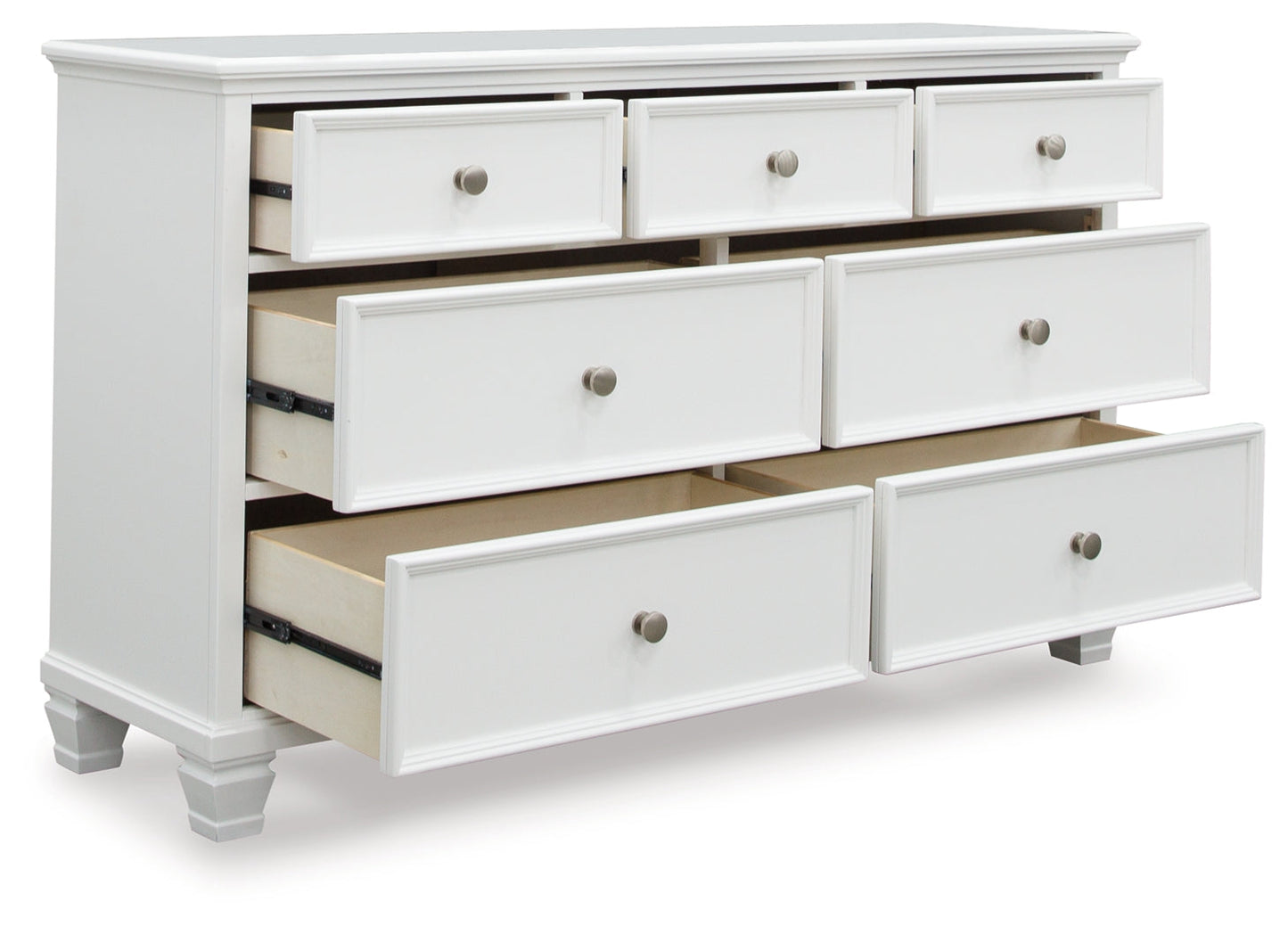 Fortman White Dresser - B680-31 - Luna Furniture - Dallas Store