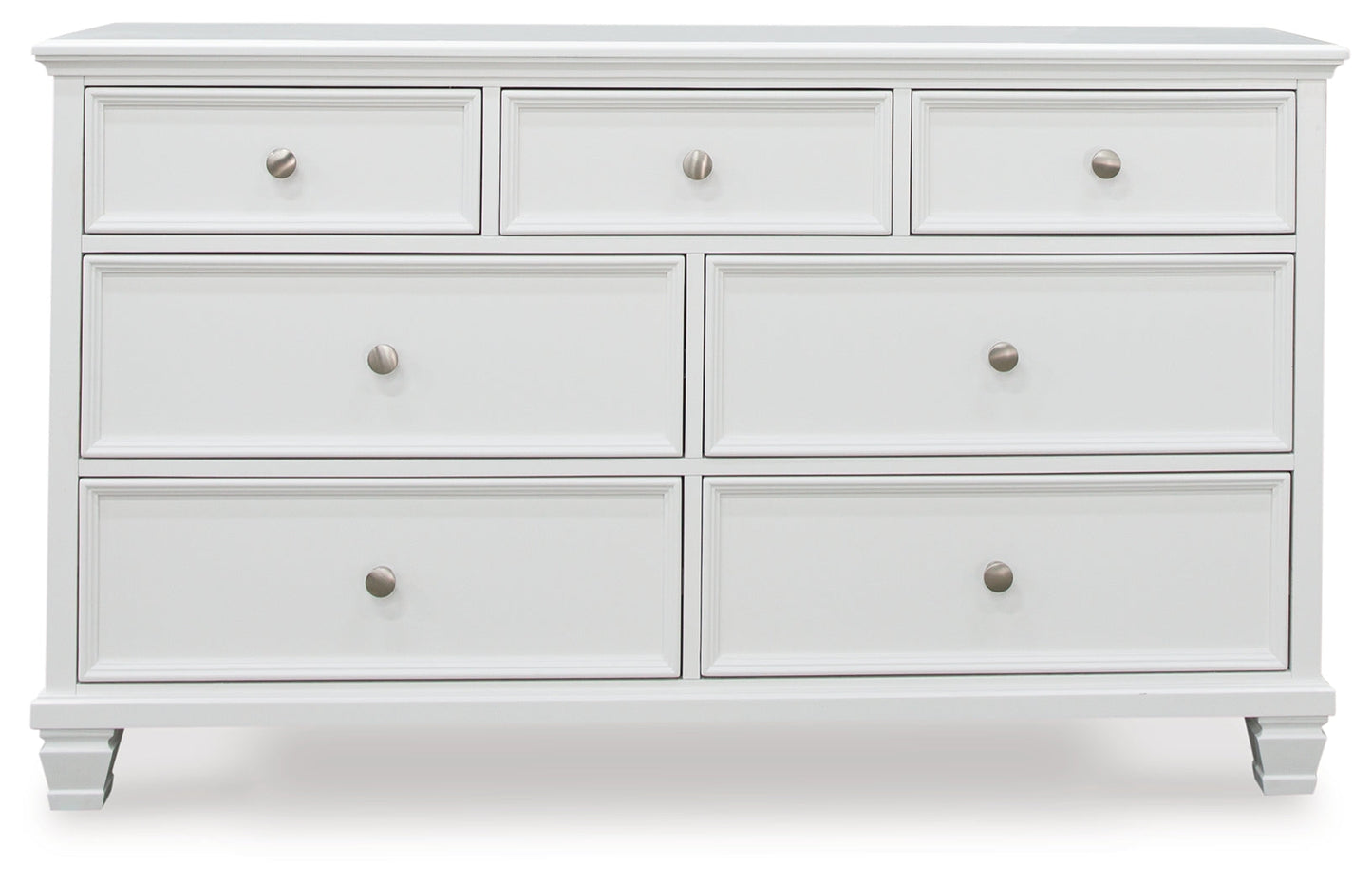 Fortman White Dresser - B680-31 - Luna Furniture - Dallas Store