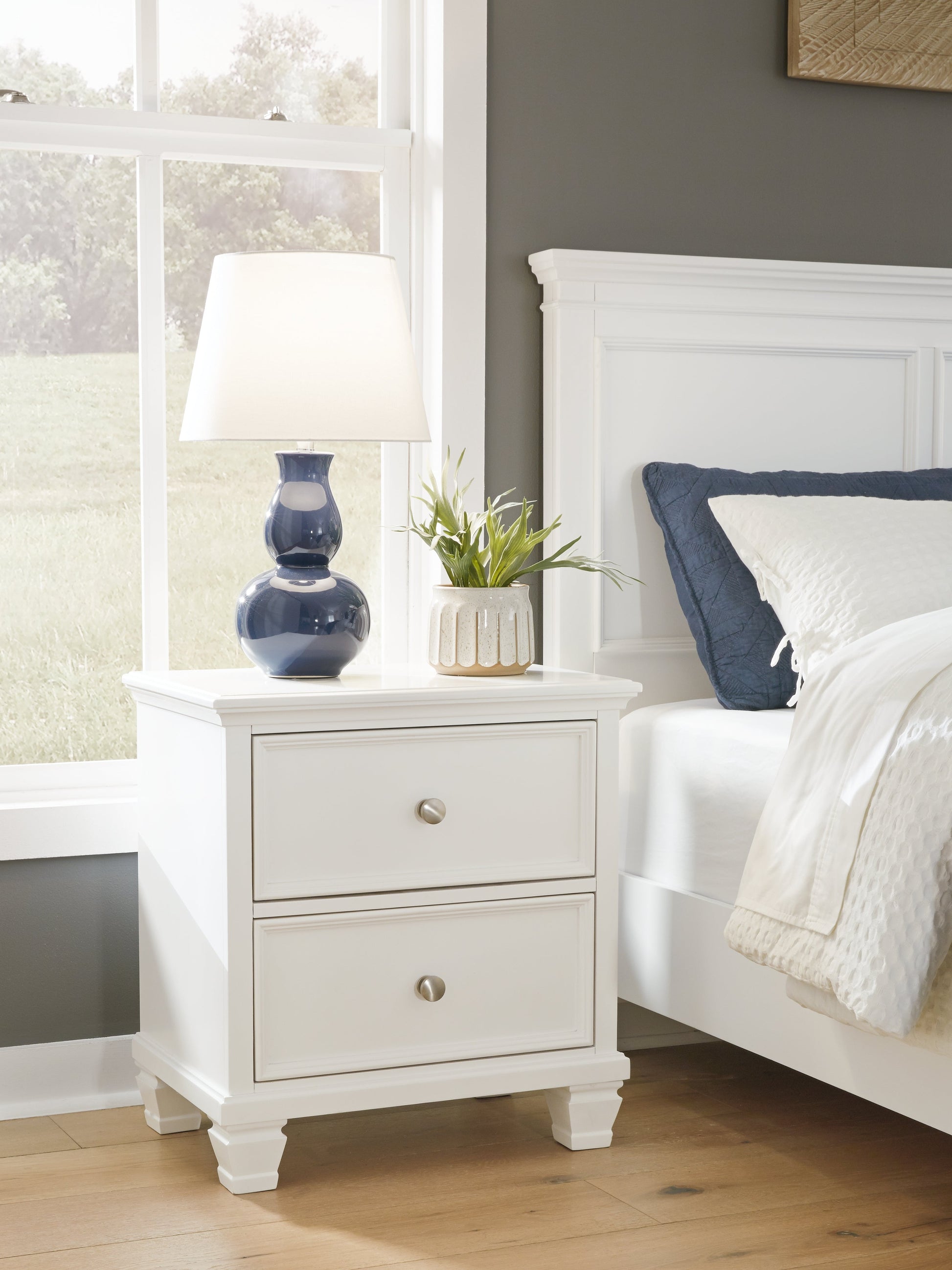 Fortman White Nightstand - B680-92 - Luna Furniture - Dallas Store