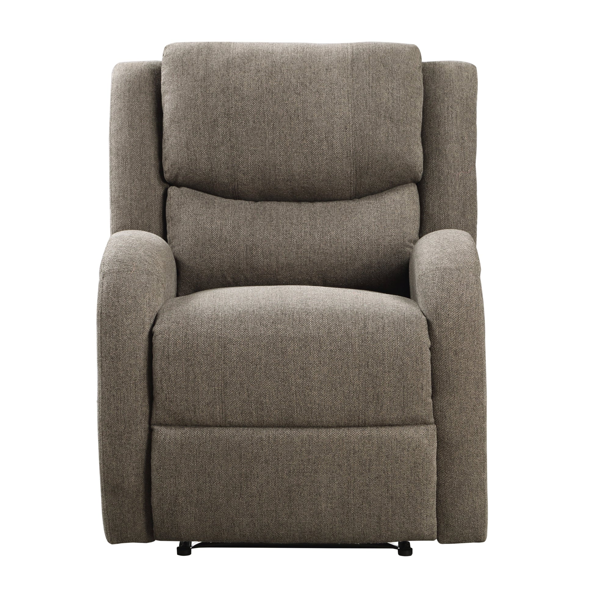 Foxcroft Brown Chenille Power Reclining Chair - 9316BR-1PW - Luna Furniture - Dallas Store