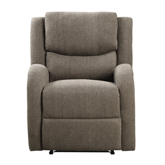 Foxcroft Brown Chenille Power Reclining Chair - 9316BR-1PW - Luna Furniture - Dallas Store