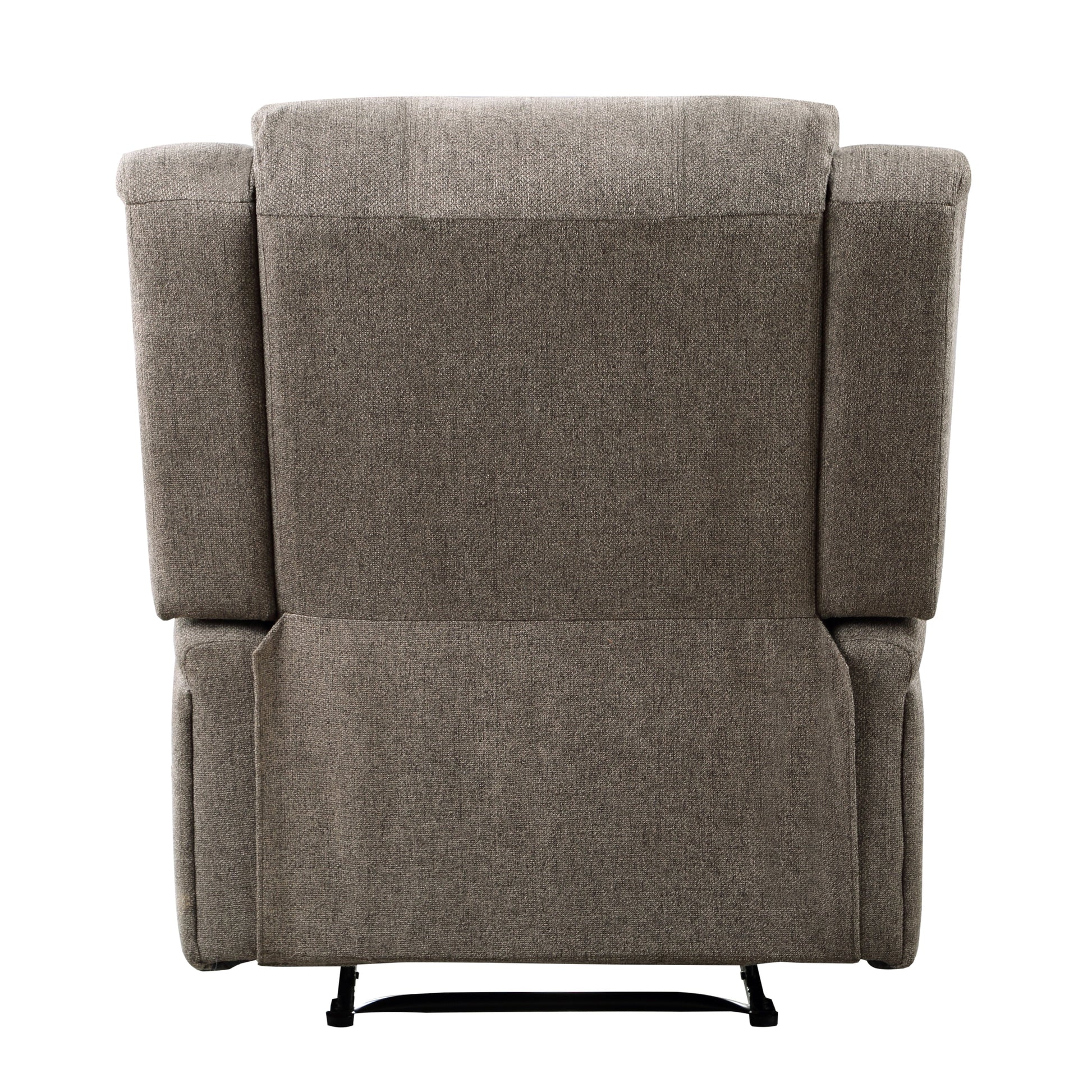 Foxcroft Brown Chenille Power Reclining Chair - 9316BR-1PW - Luna Furniture - Dallas Store