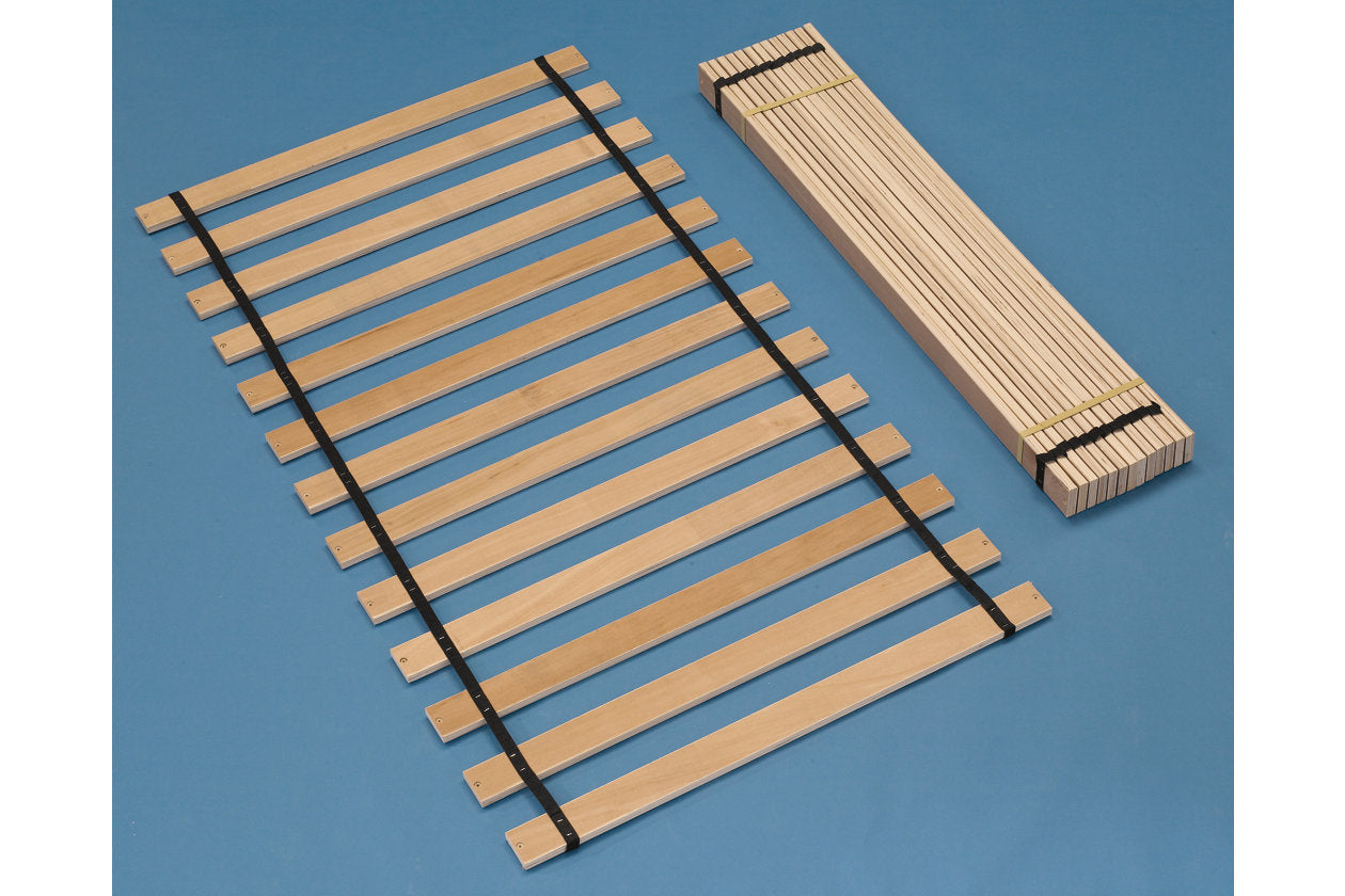 Frames and Rails Brown Twin Roll Slat - B100-11 - Luna Furniture - Dallas Store