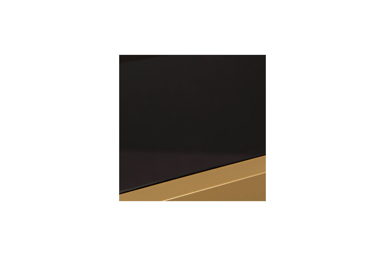 Frankwell Gold Finish Bookcase - A4000286 - Luna Furniture - Dallas Store
