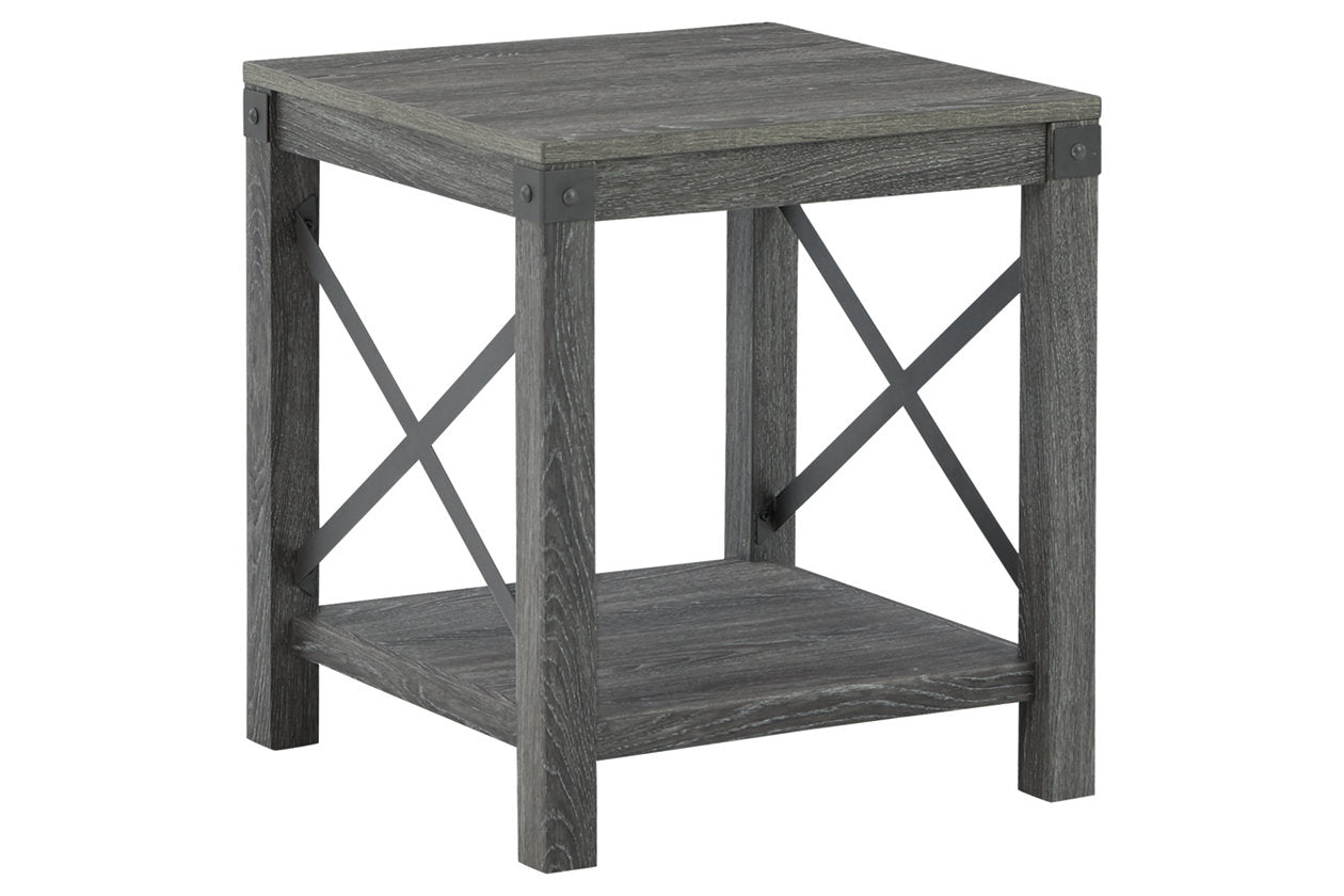 Freedan Grayish Brown End Table - T175-2 - Luna Furniture - Dallas Store