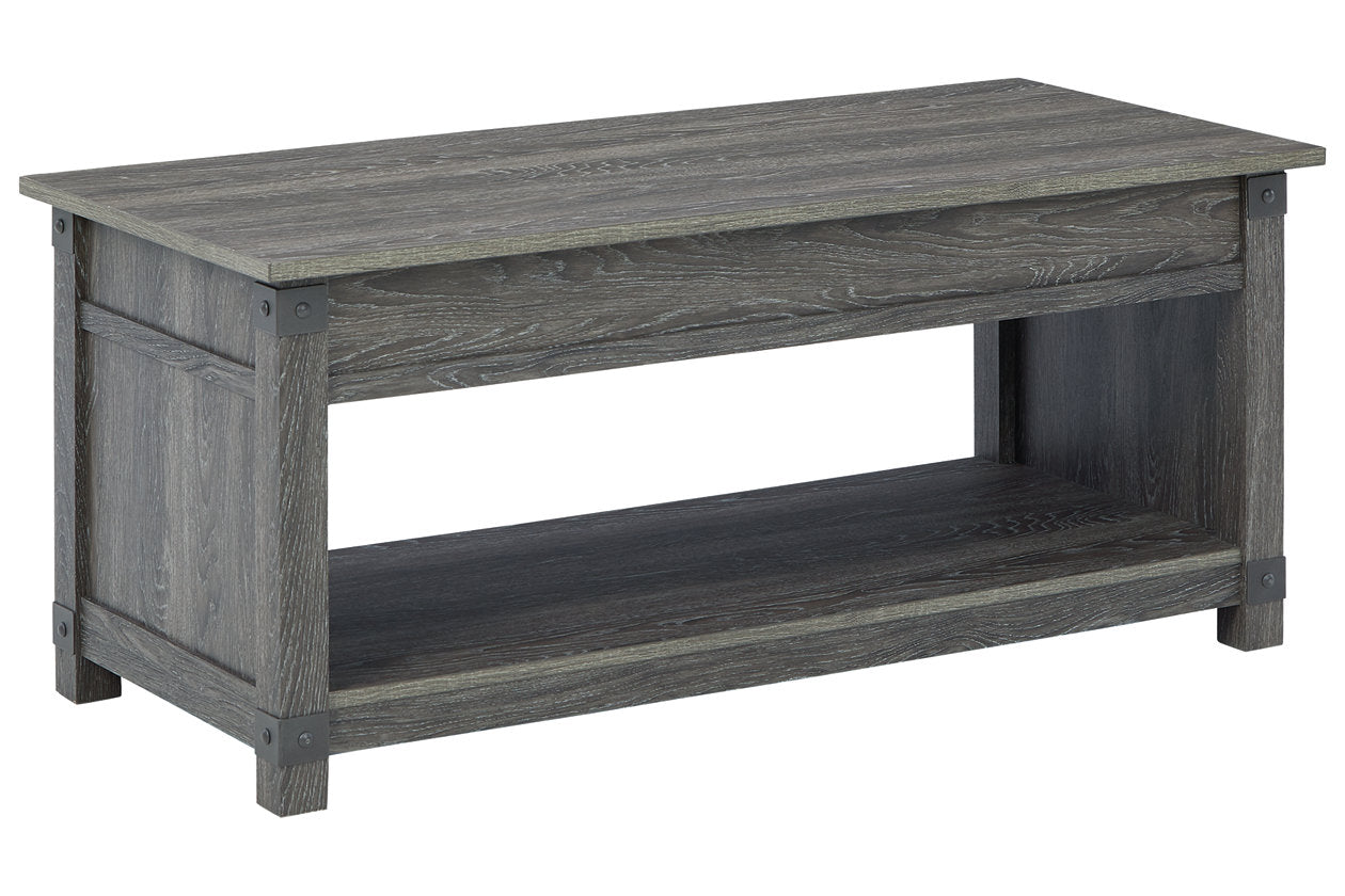 Freedan Grayish Brown Lift-Top Coffee Table - T175-9 - Luna Furniture - Dallas Store