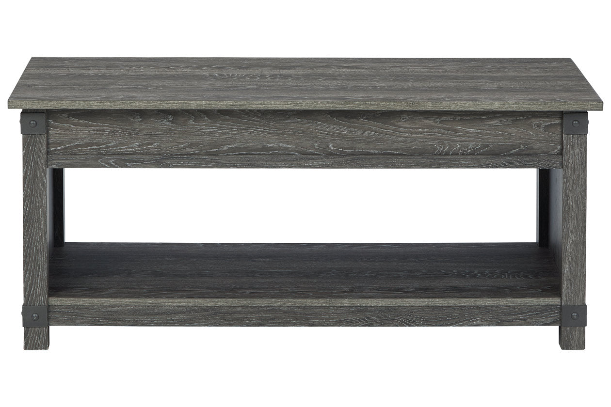 Freedan Grayish Brown Lift-Top Coffee Table - T175-9 - Luna Furniture - Dallas Store