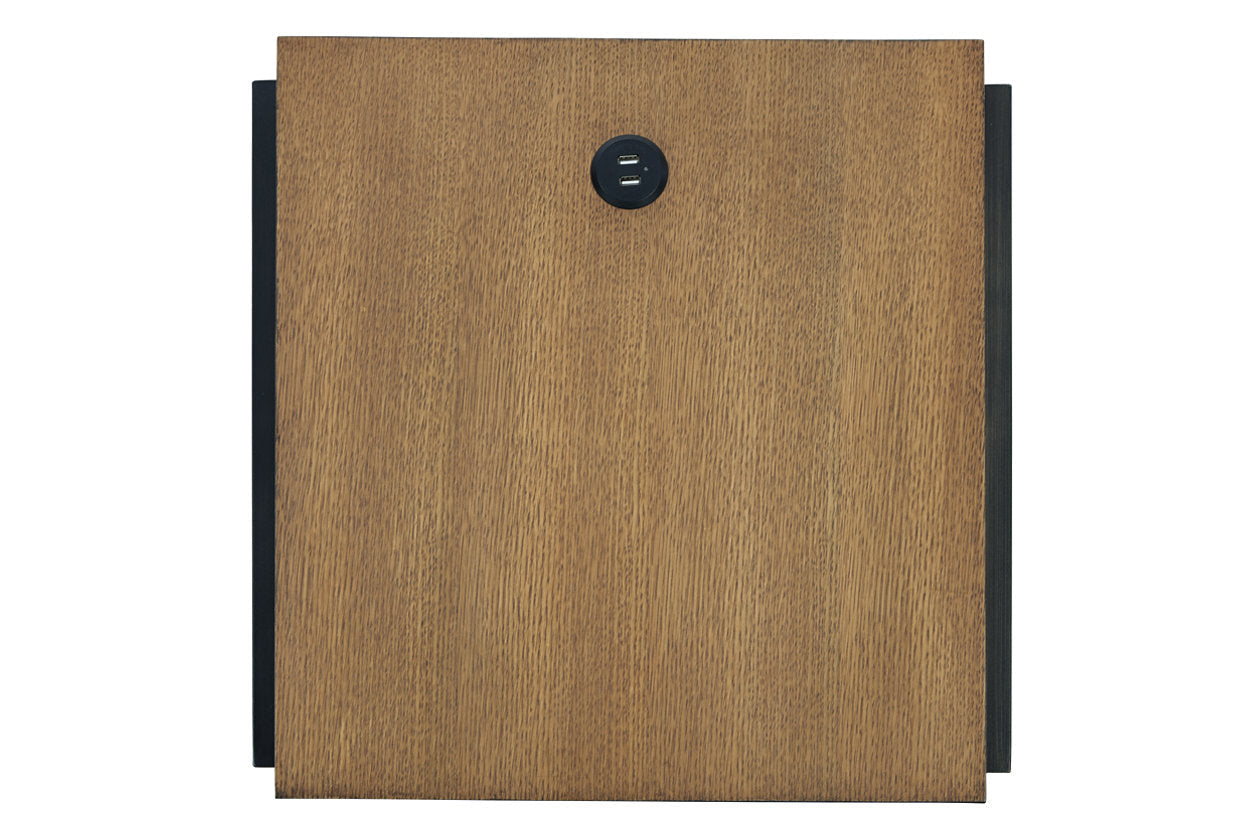 Fridley Brown/Black End Table - T964-3 - Luna Furniture - Dallas Store