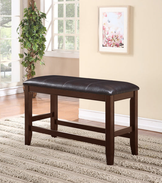 Fulton Espresso Counter Height Bench - 2727-BENCH-V - Luna Furniture - Dallas Store