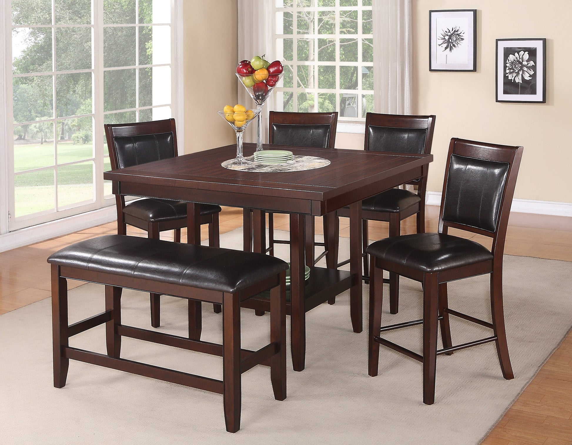Fulton Espresso Counter Height Chair, Set of 2 - 2727S-24-V - Luna Furniture - Dallas Store