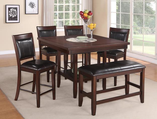 Fulton Espresso Counter Height Table - 2727T-4848-V - Luna Furniture - Dallas Store