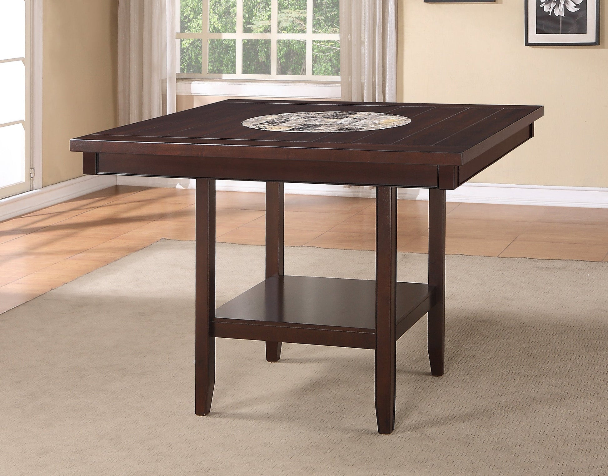 Fulton Espresso Counter Height Table - 2727T-4848-V - Luna Furniture - Dallas Store