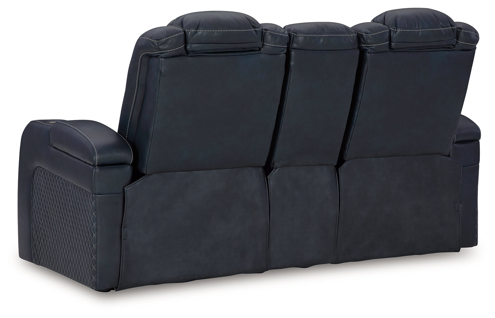 Fyne-Dyme Sapphire Power Reclining Loveseat with Console - 3660318 - Luna Furniture - Dallas Store