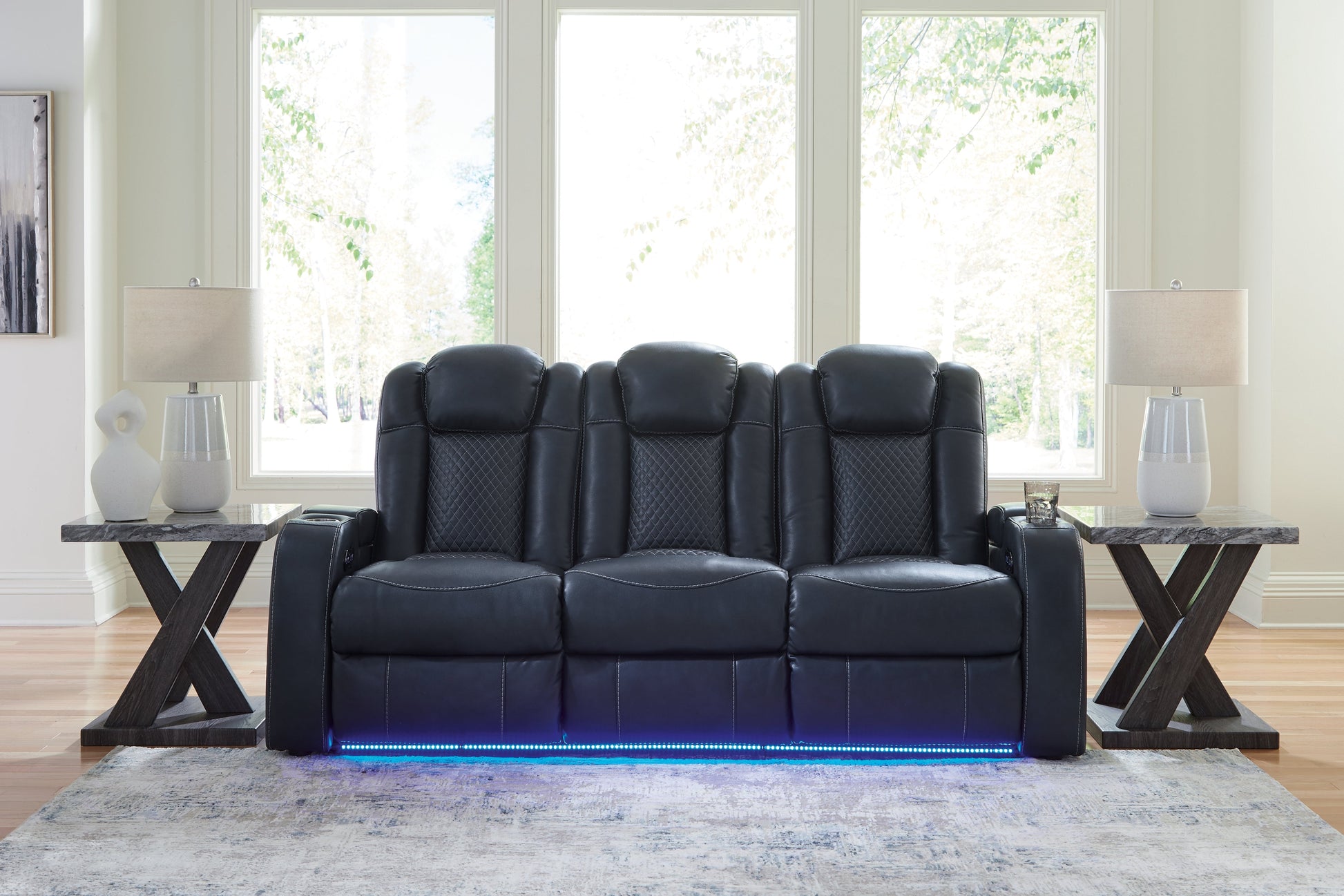 Fyne-Dyme Sapphire Power Reclining Sofa - 3660315 - Luna Furniture - Dallas Store