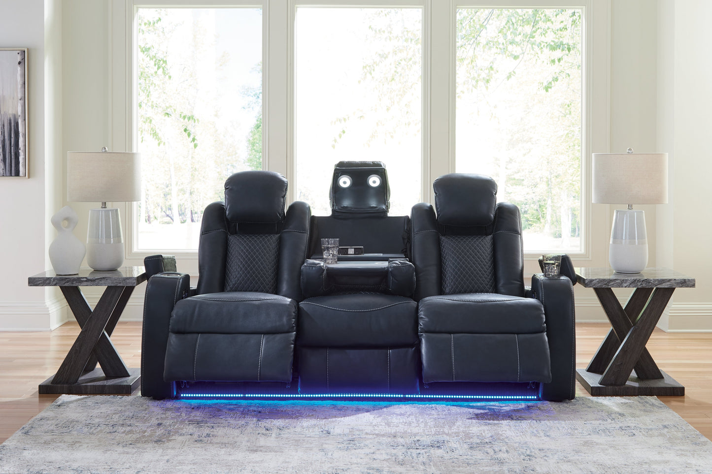 Fyne-Dyme Sapphire Power Reclining Sofa - 3660315 - Luna Furniture - Dallas Store