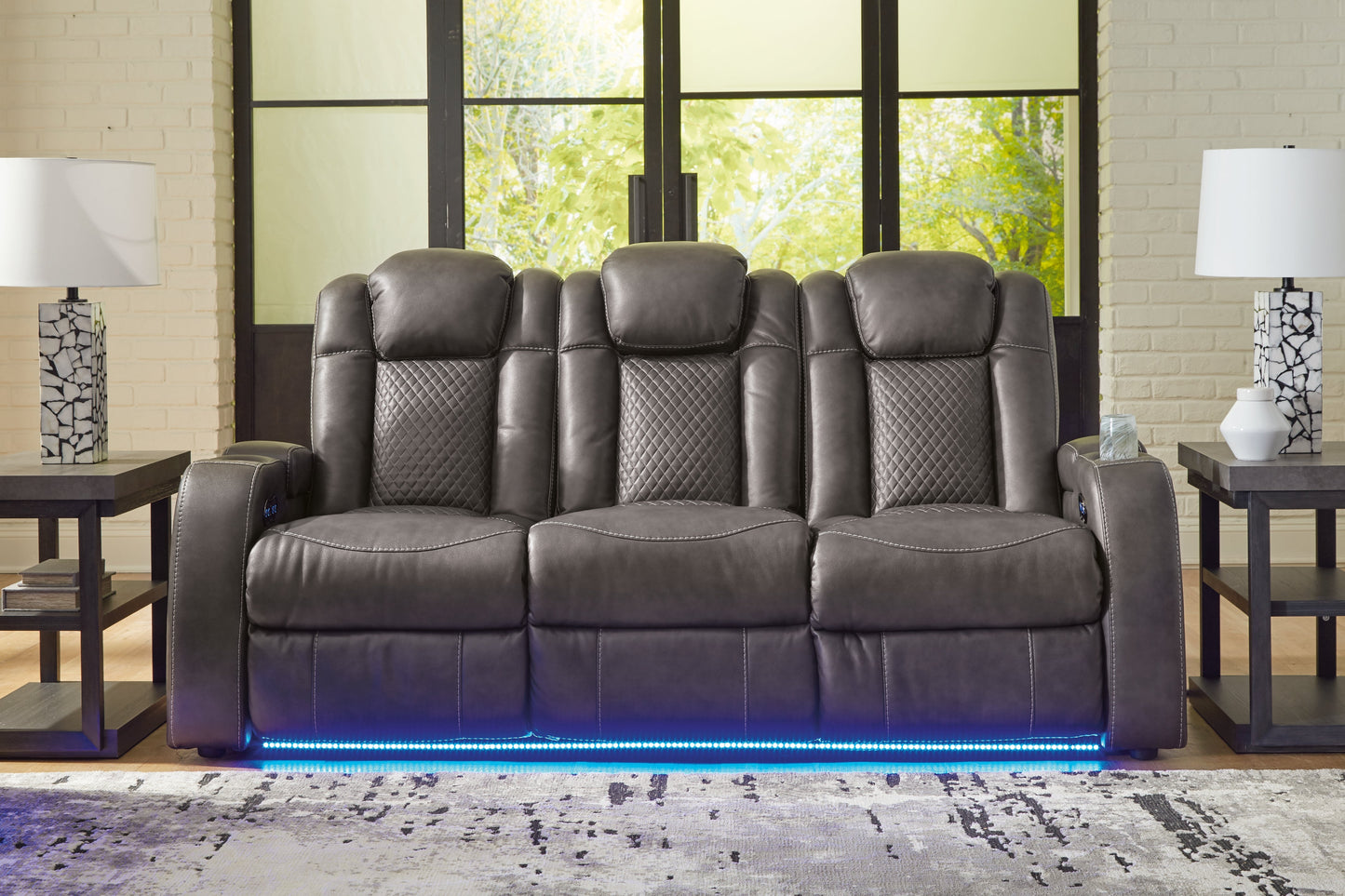 Fyne-Dyme Shadow Power Reclining Sofa - 3660215 - Luna Furniture - Dallas Store