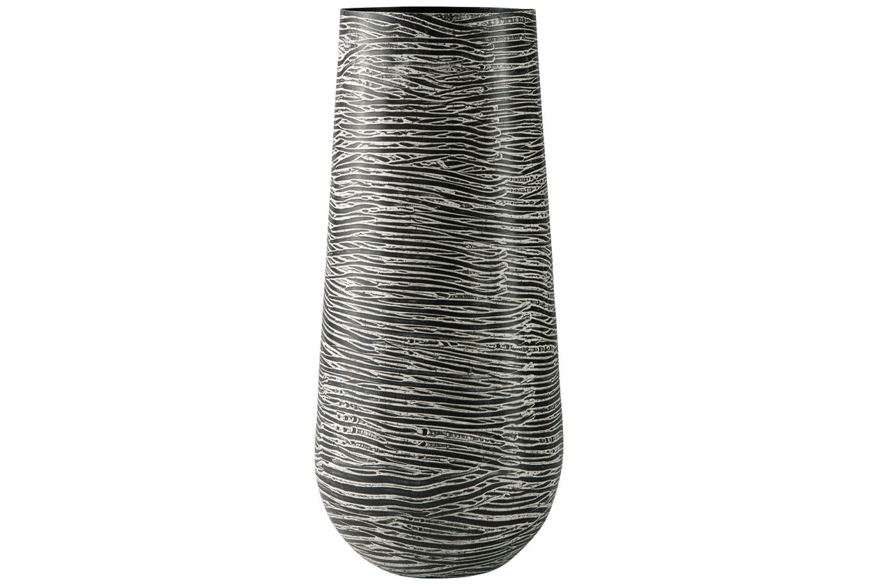 Fynn Antique Gray Vase - A2000515 - Luna Furniture - Dallas Store