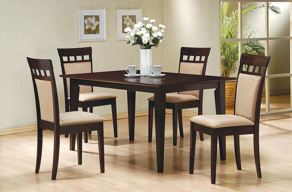 Gabriel Cappuccino/Tan Upholstered Side Chairs, Set of 2 - 100773 - Luna Furniture - Dallas Store