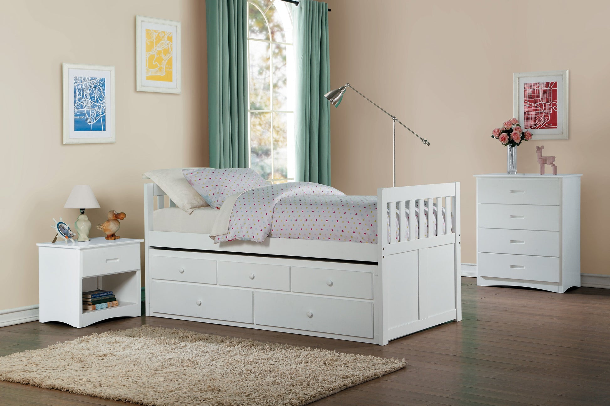 Galen White Chest - B2053W-9 - Luna Furniture - Dallas Store