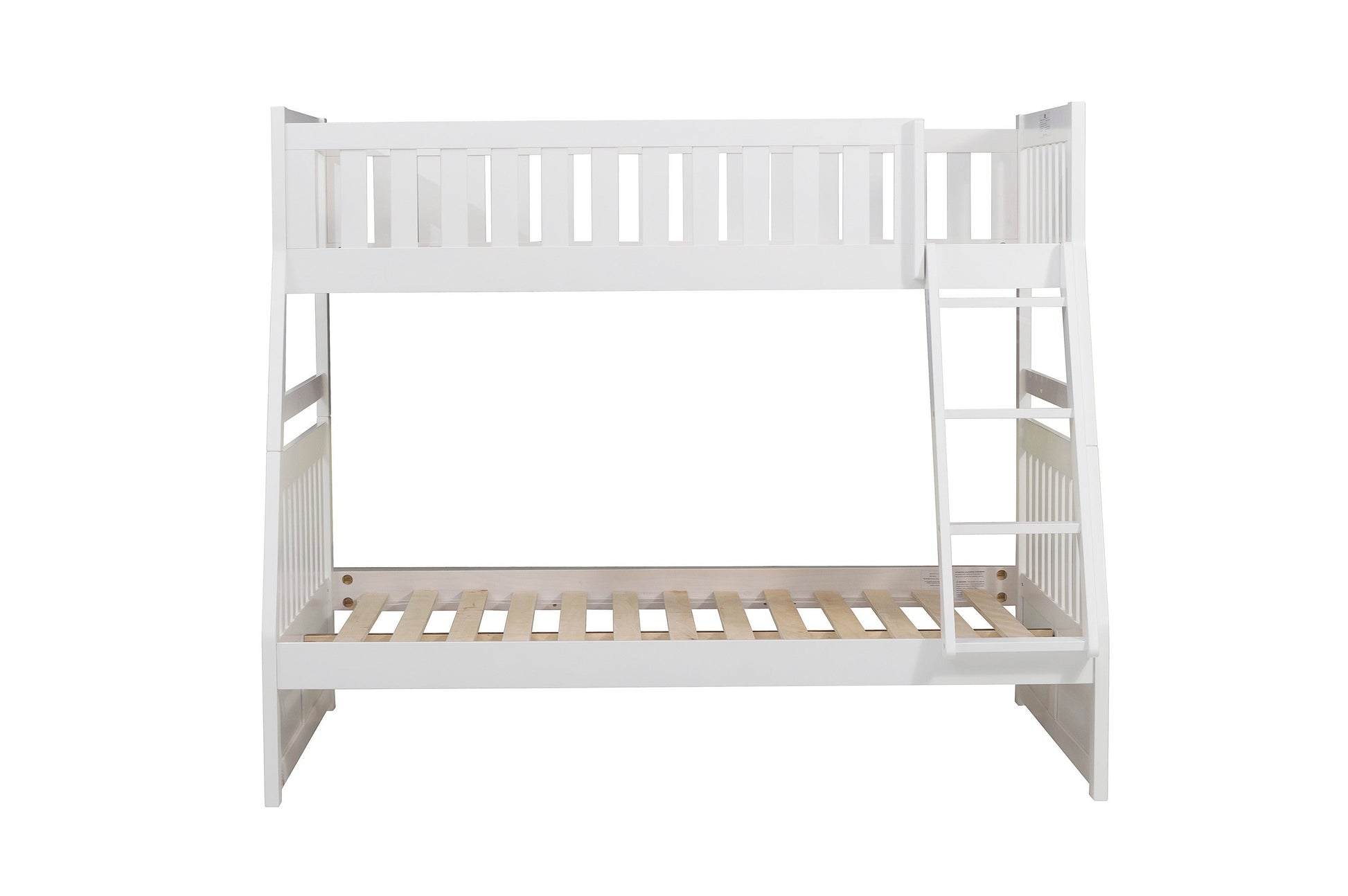 Galen White Twin/Full Bunk Bed - SET | B2053TFW-1 | B2053TFW-2 | B2053TFW-SL - Luna Furniture - Dallas Store