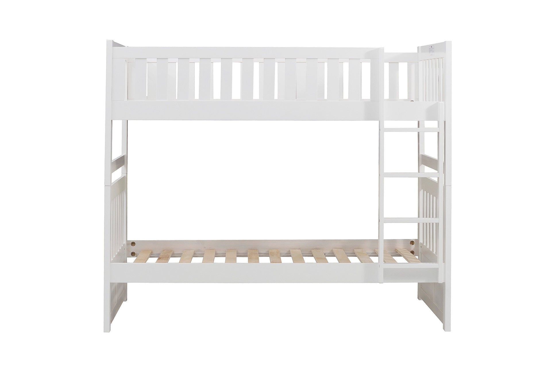 Galen White Twin/Twin Bunk Bed - SET | B2053W-1 | B2053W-2 | B2053W-SL - Luna Furniture - Dallas Store