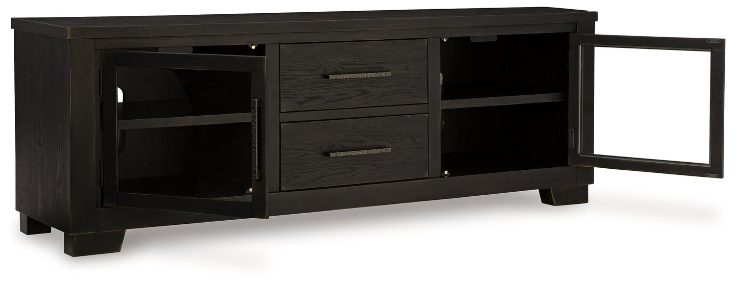 Galliden Black 80" TV Stand - W841-168 - Luna Furniture - Dallas Store