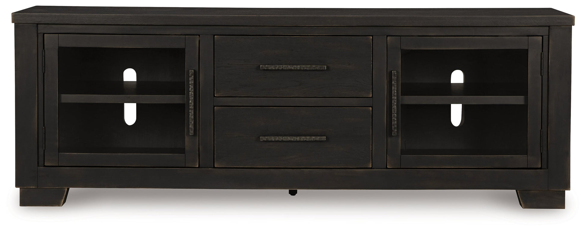 Galliden Black 80" TV Stand - W841-168 - Luna Furniture - Dallas Store