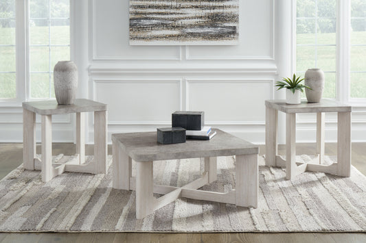 Garnilly Whitewash Table (Set of 3) - T247-13 - Luna Furniture - Dallas Store