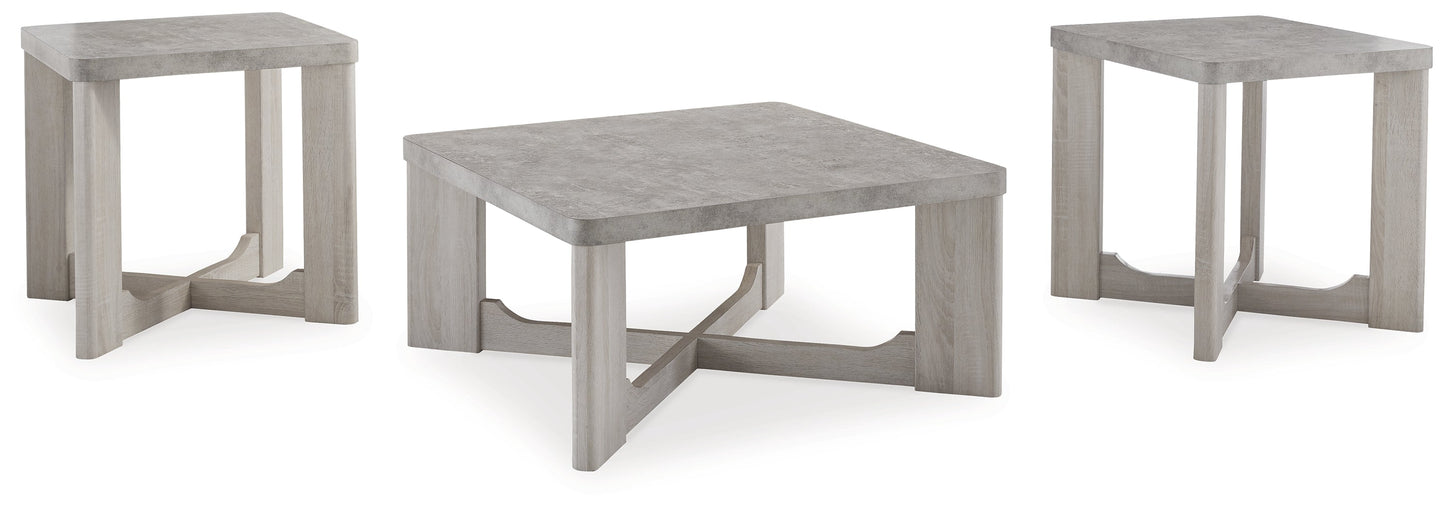 Garnilly Whitewash Table (Set of 3) - T247-13 - Luna Furniture - Dallas Store