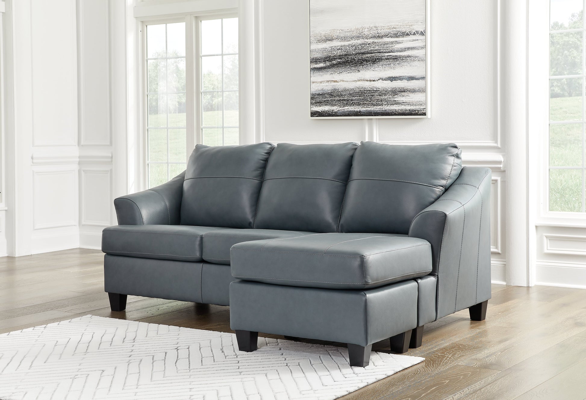 Genoa Steel Sofa Chaise - 4770518 - Luna Furniture - Dallas Store