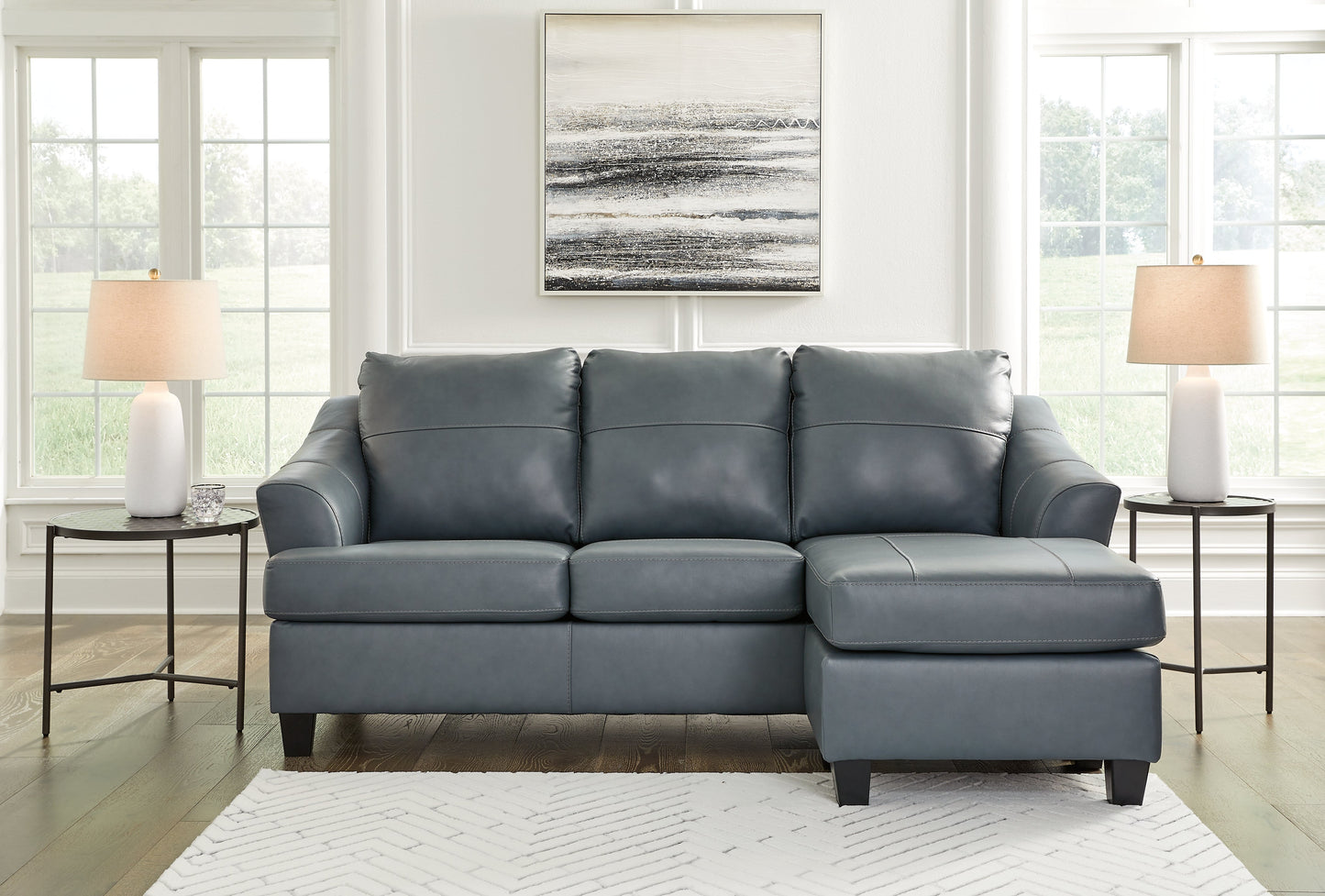 Genoa Steel Sofa Chaise - 4770518 - Luna Furniture - Dallas Store