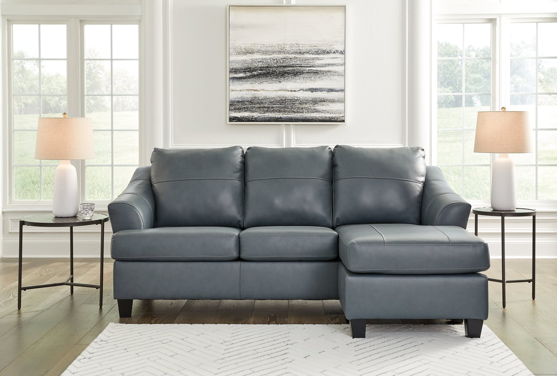 Genoa Steel Sofa Chaise - 4770518 - Luna Furniture - Dallas Store
