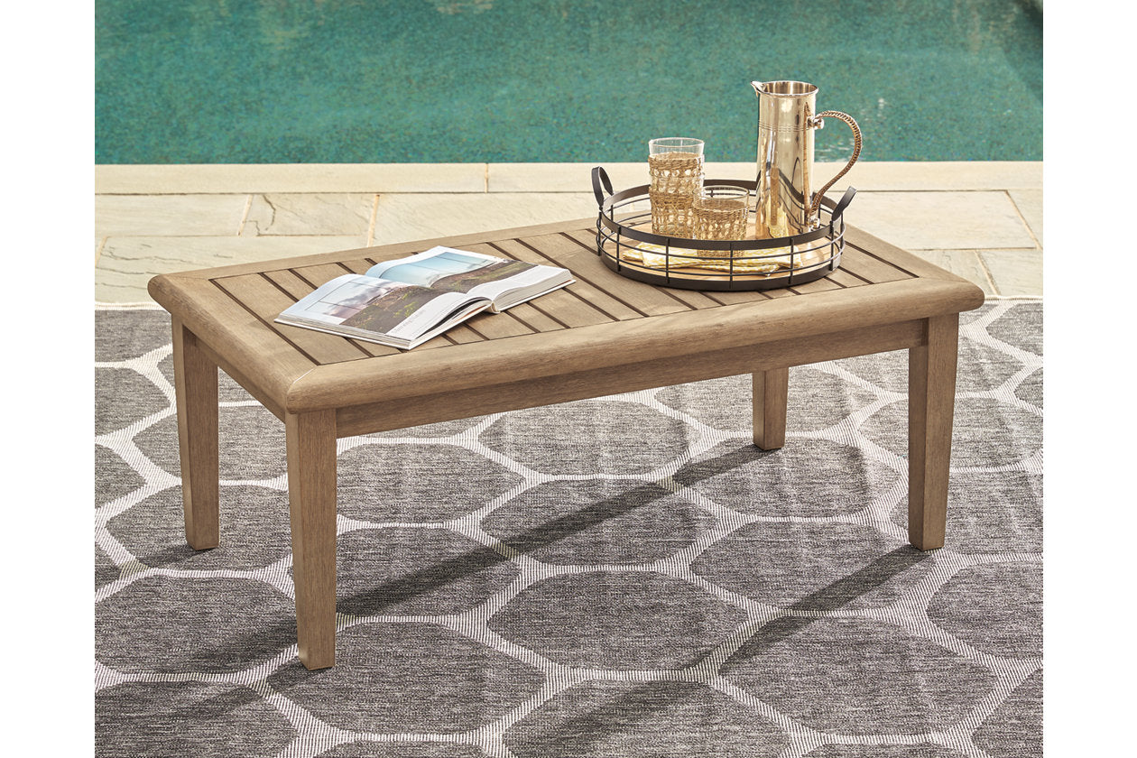 Gerianne Grayish Brown Coffee Table - P805-701 - Luna Furniture - Dallas Store