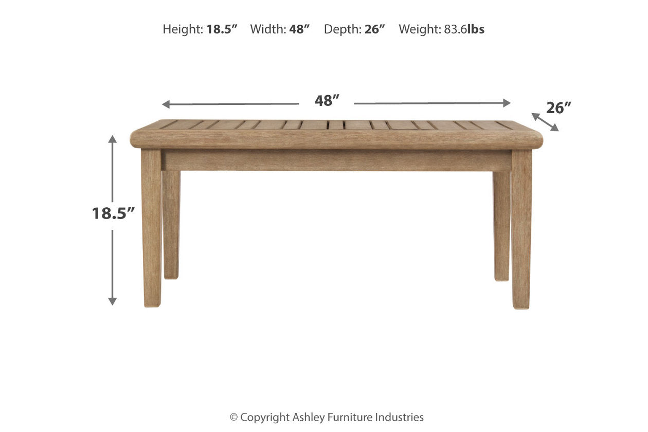 Gerianne Grayish Brown Coffee Table - P805-701 - Luna Furniture - Dallas Store