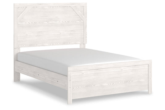 Gerridan White/Gray Full Panel Bed - SET | B1190-55 | B1190-86 - Luna Furniture - Dallas Store