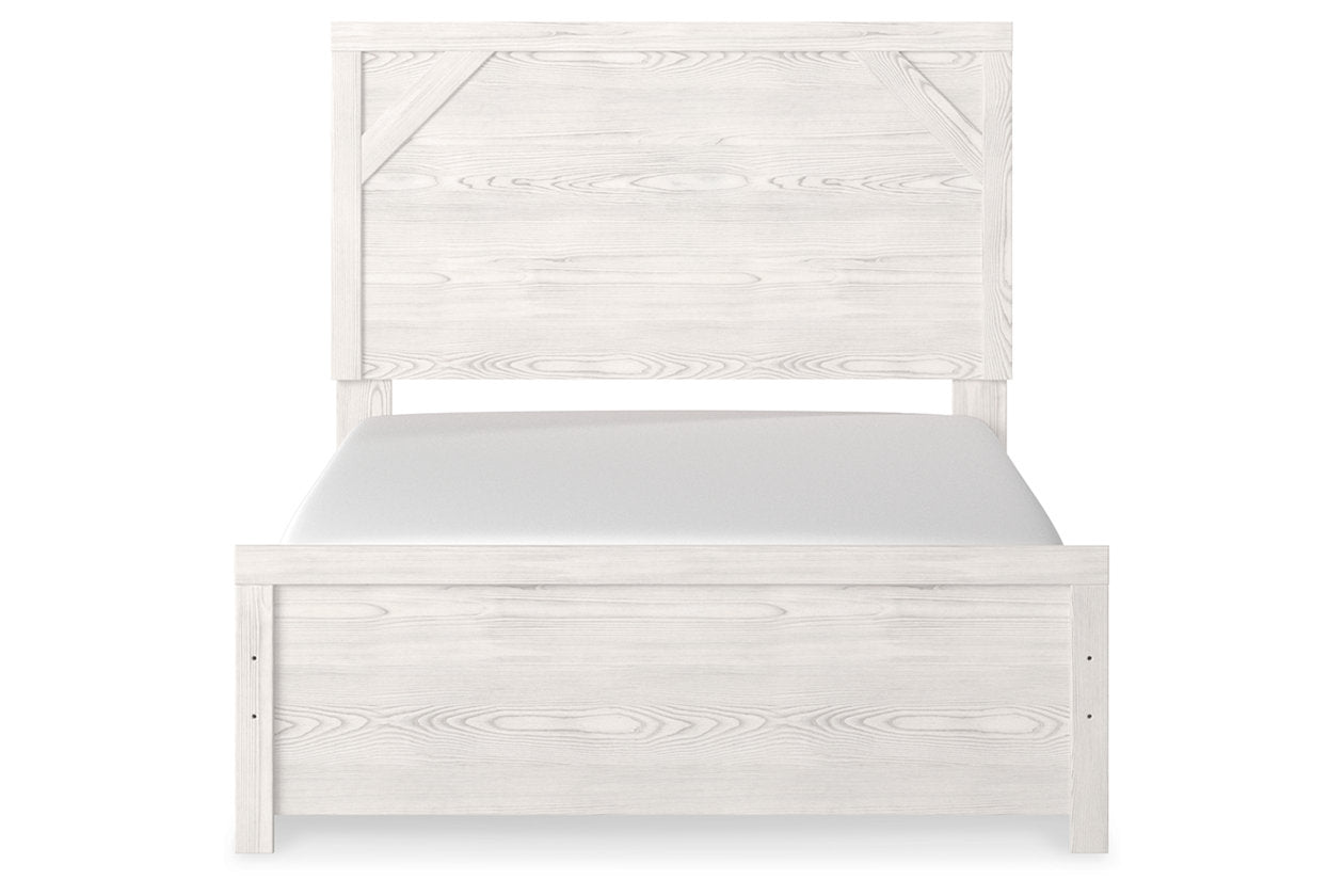 Gerridan White/Gray Full Panel Bed - SET | B1190-55 | B1190-86 - Luna Furniture - Dallas Store