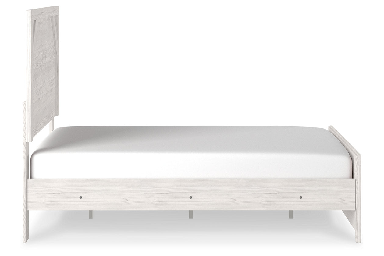 Gerridan White/Gray Full Panel Bed - SET | B1190-55 | B1190-86 - Luna Furniture - Dallas Store