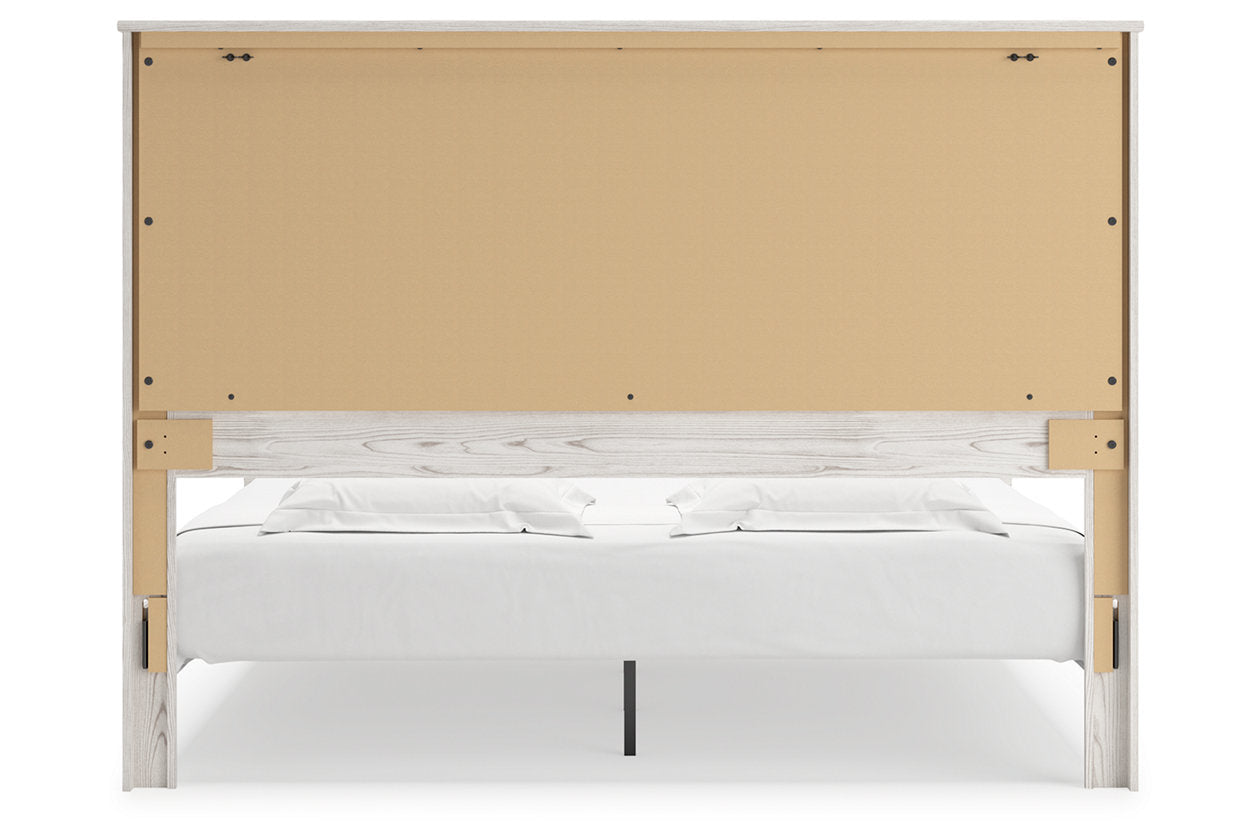 Gerridan White/Gray King Panel Bed - SET | B1190-56 | B1190-58 | B1190-99 - Luna Furniture - Dallas Store