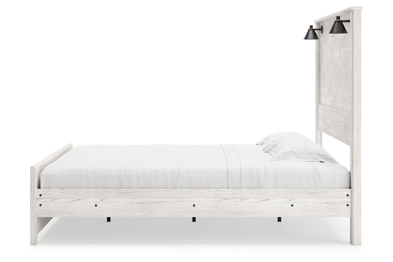 Gerridan White/Gray King Panel Bed - SET | B1190-56 | B1190-58 | B1190-99 - Luna Furniture - Dallas Store