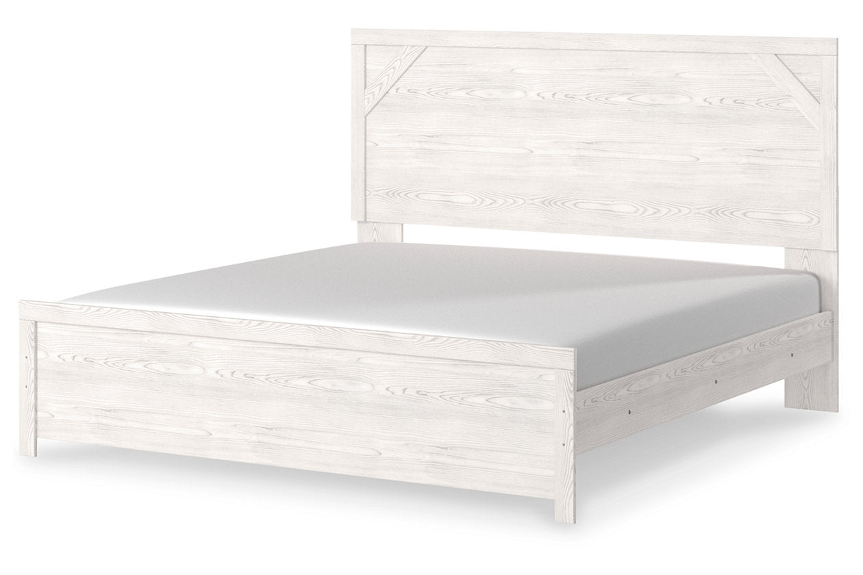 Gerridan White/Gray King Panel Bed - SET | B1190-72 | B1190-97 - Luna Furniture - Dallas Store