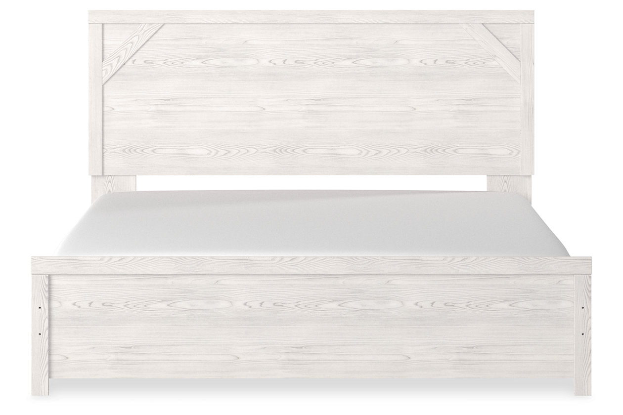 Gerridan White/Gray King Panel Bed - SET | B1190-72 | B1190-97 - Luna Furniture - Dallas Store